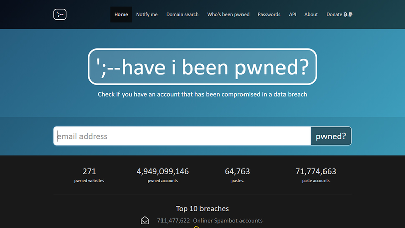Have I Been Pwned? warns you if your password might have been exposed.